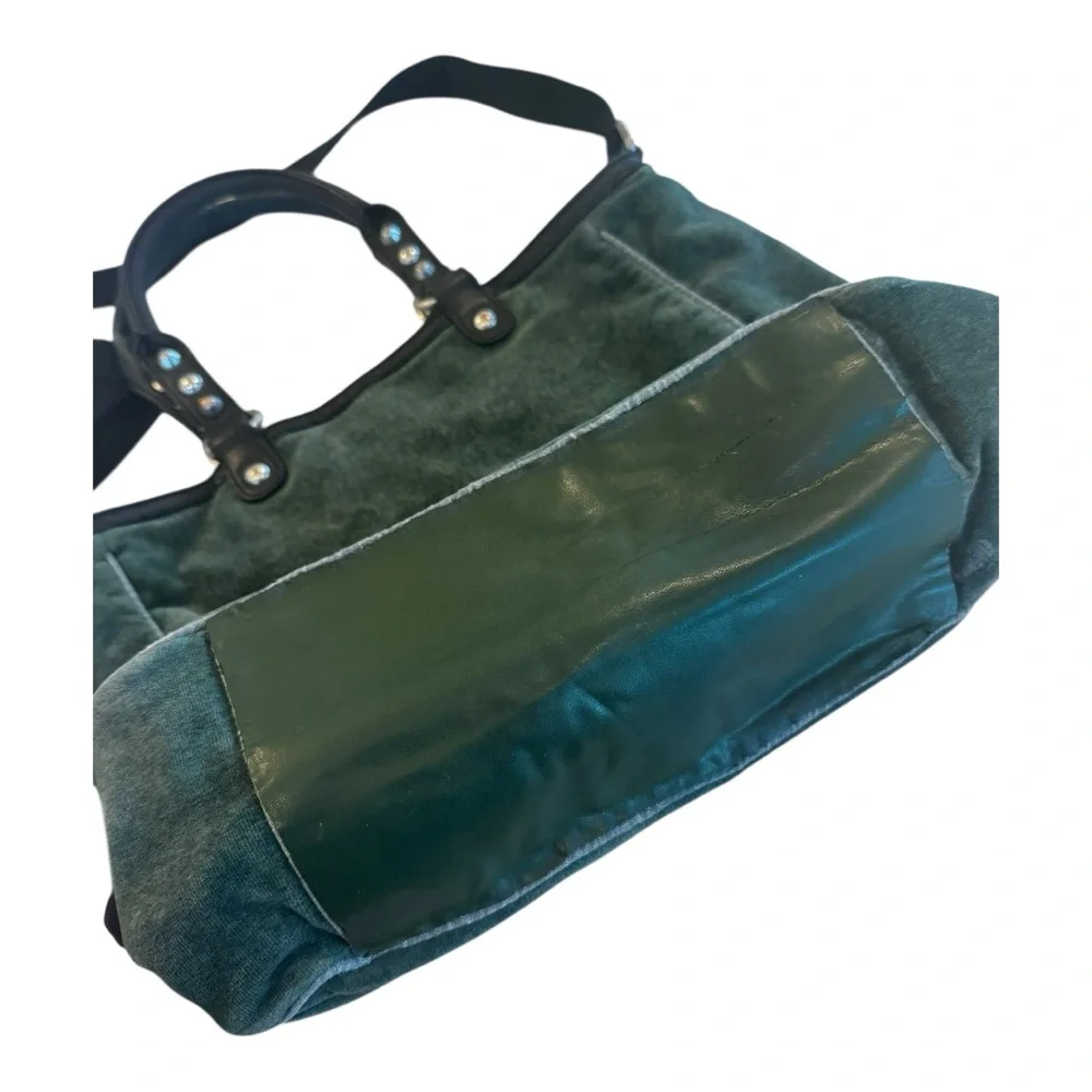 Juicy Couture Royal Scotty Tote – Green Velour (Project Bag) - Picture 4 of 11